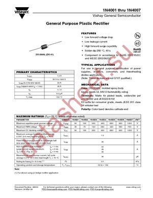 1N4001-E3/23 datasheet  